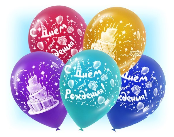 Воздушные шары с гелием "С Днем Рождения" купить в Рязанской области на AVITO.ru